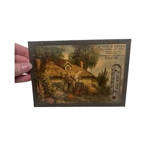 Vtg Advertising Thermometer Foote & Hynes Trucking Co New York New Jersey